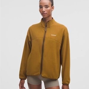 lululemon tumbled fleece full zip jacket